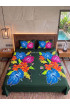 Hand Painted Rayon Bedsheet Set King Size